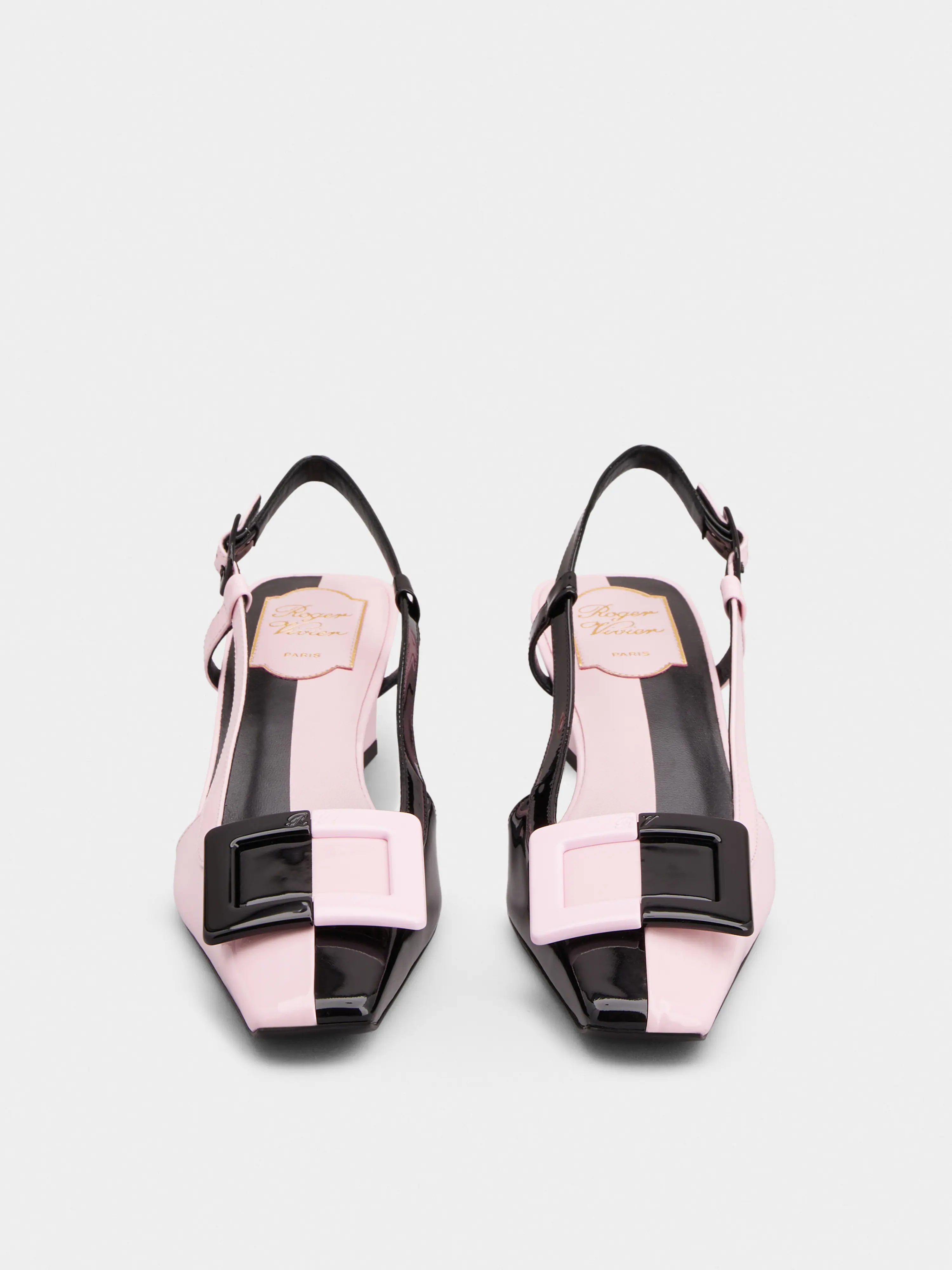Belle Vivier Slingback Pumps in patent leather - 6