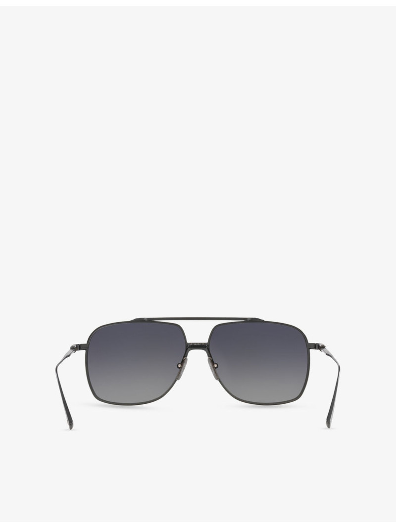 DTS100 Aviator-Frame Metal Sunglasses 3
