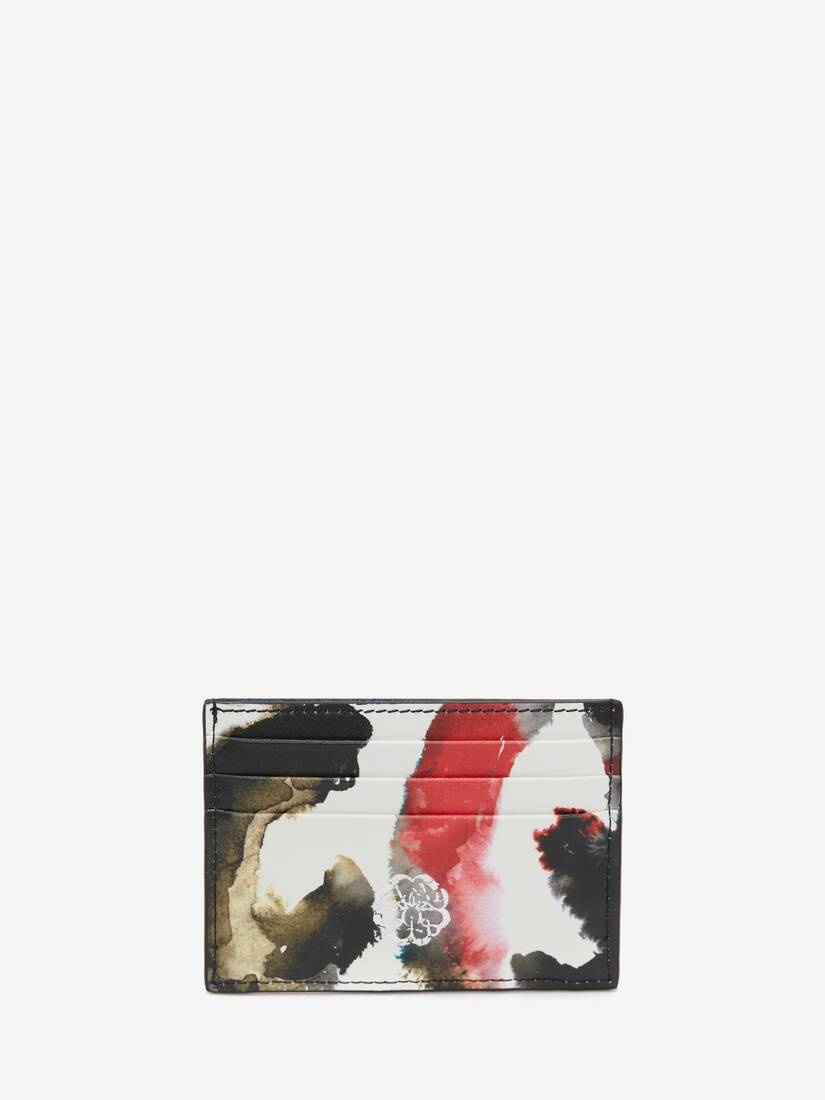 Men's Watercolour Graffiti The Harness Card Holder in Multicolour - 3