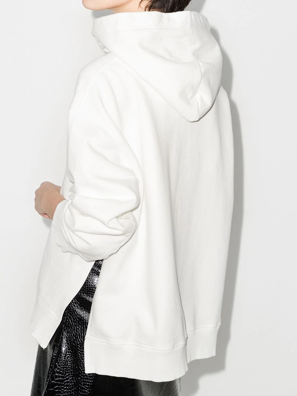 logo-embossed relaxed-fit hoodie - 3