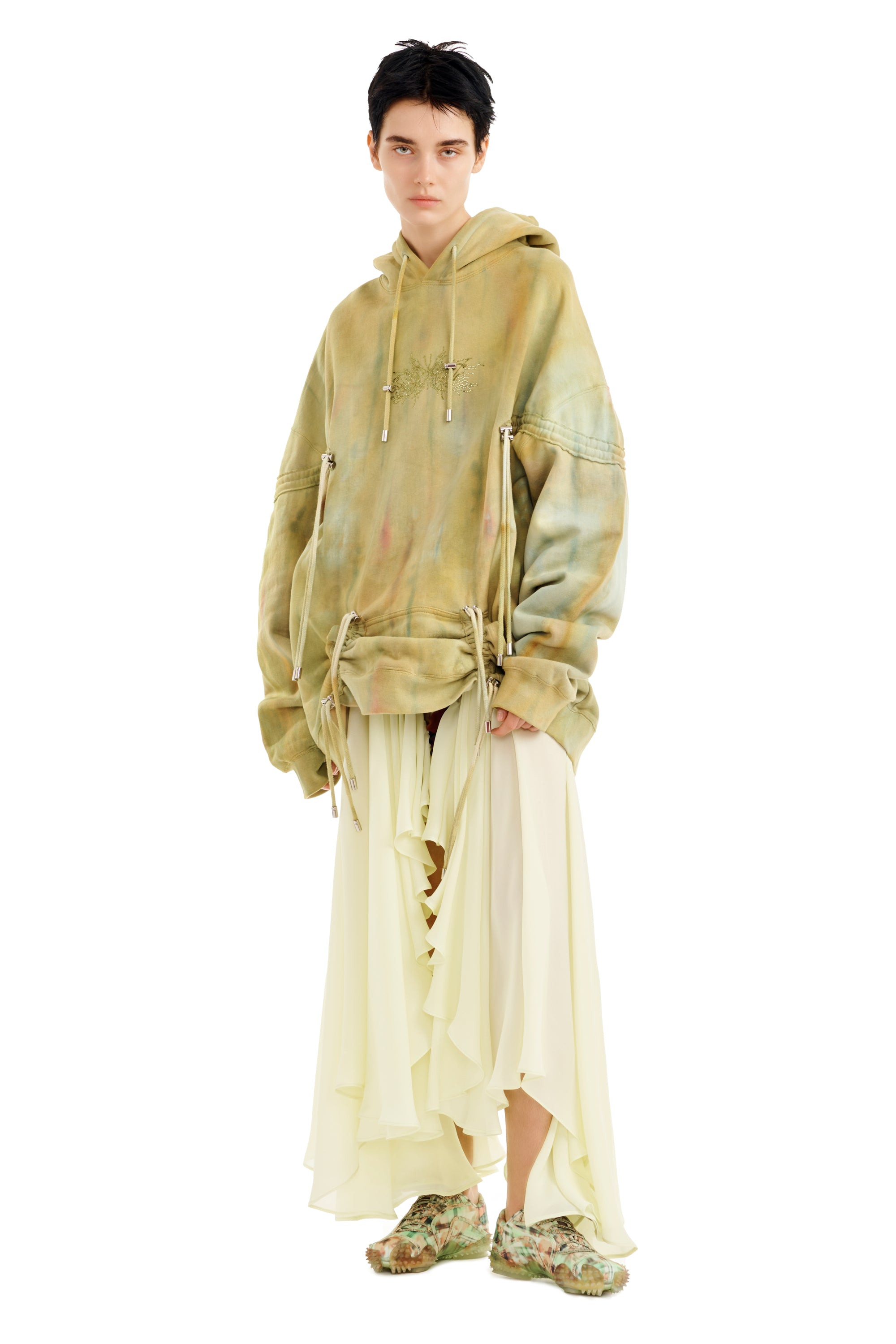 SEA MOSS RHINESTONE BURST HOODIE - 15