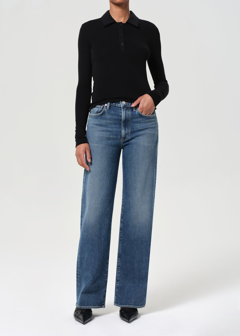 AGOLDE HARPER STRAIGHT JEAN (STRETCH) IN ENROLL outlook
