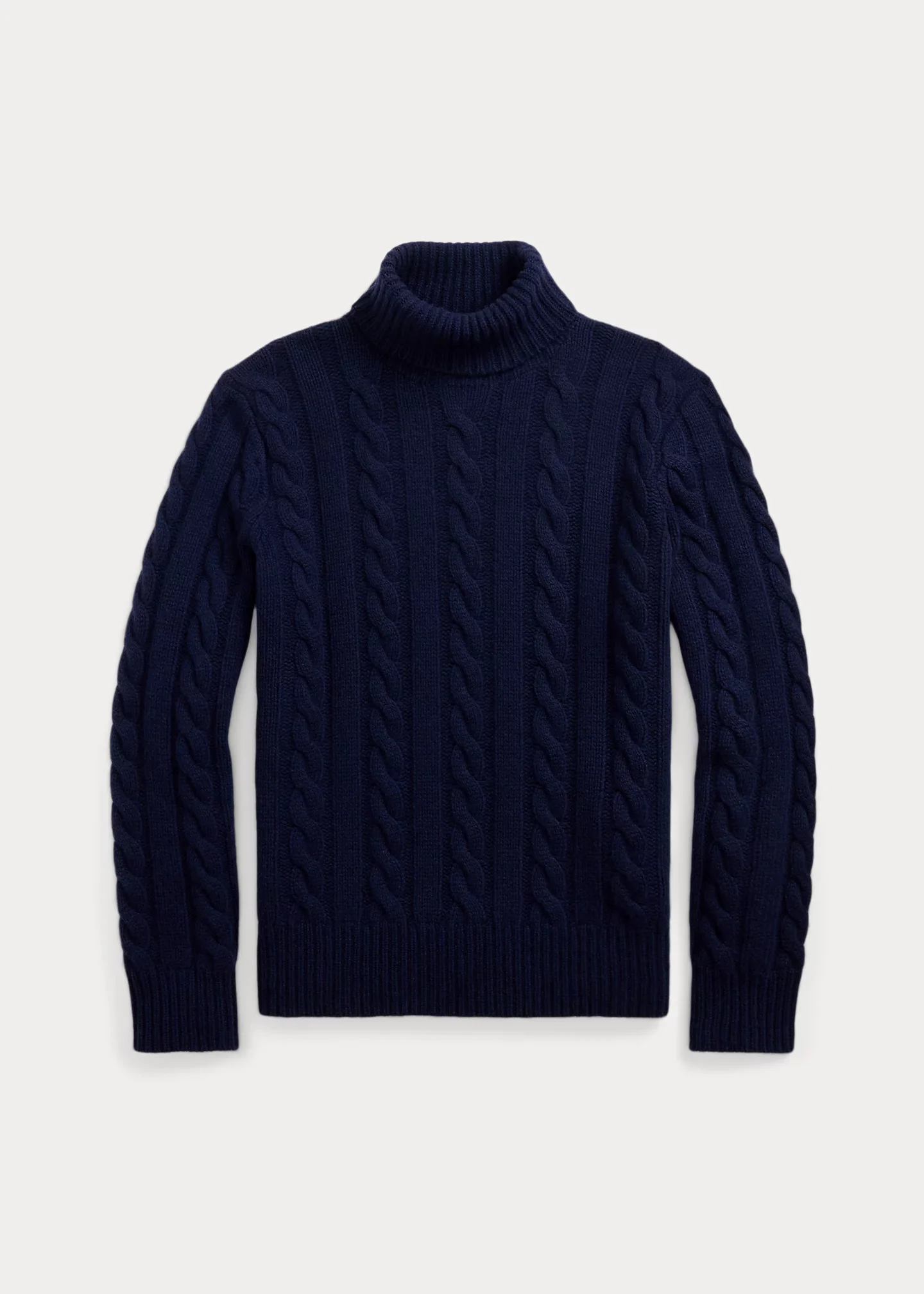 Cable-Knit Wool-Cashmere Sweater - 1