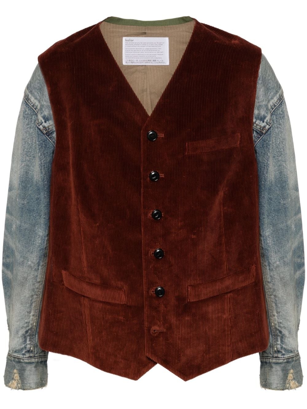 panelled jacket - 1