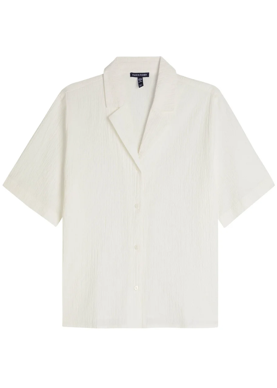 Eileen Fisher Seersucker Shirt - 1