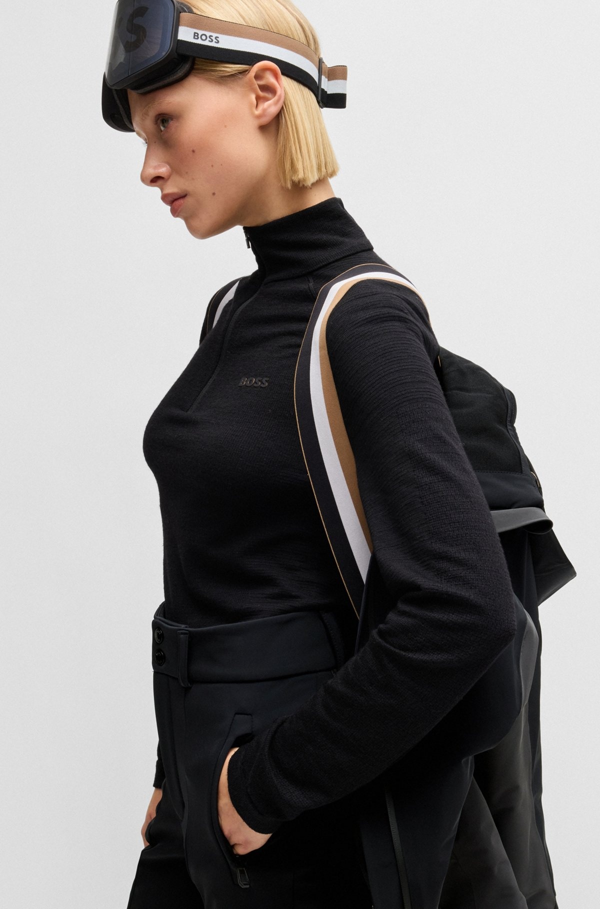 BOSS SKI WATER-REPELLENT JACKET WITH CARRYING STRAPS - 6