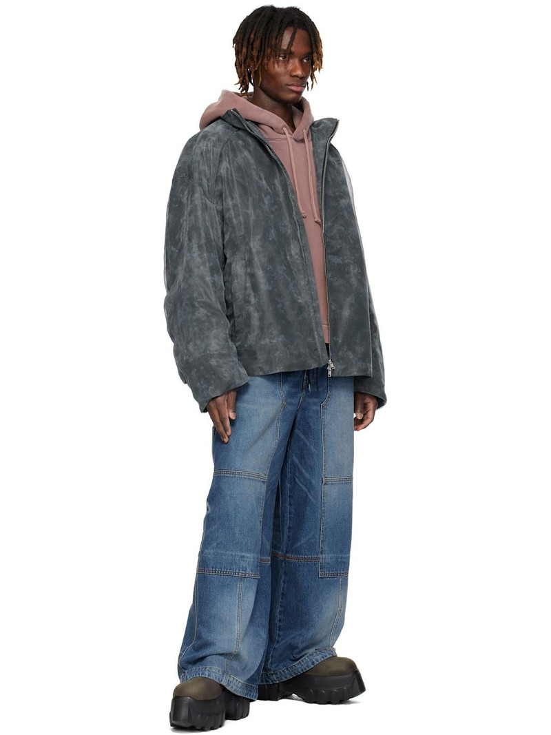 JUUN.J Juun. J Gray Organza Padded Jacket outlook