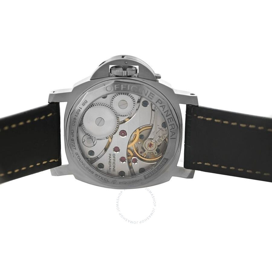Pre-owned Panerai Luminor Base Black Dial Men's Watch PAM00112 - 5