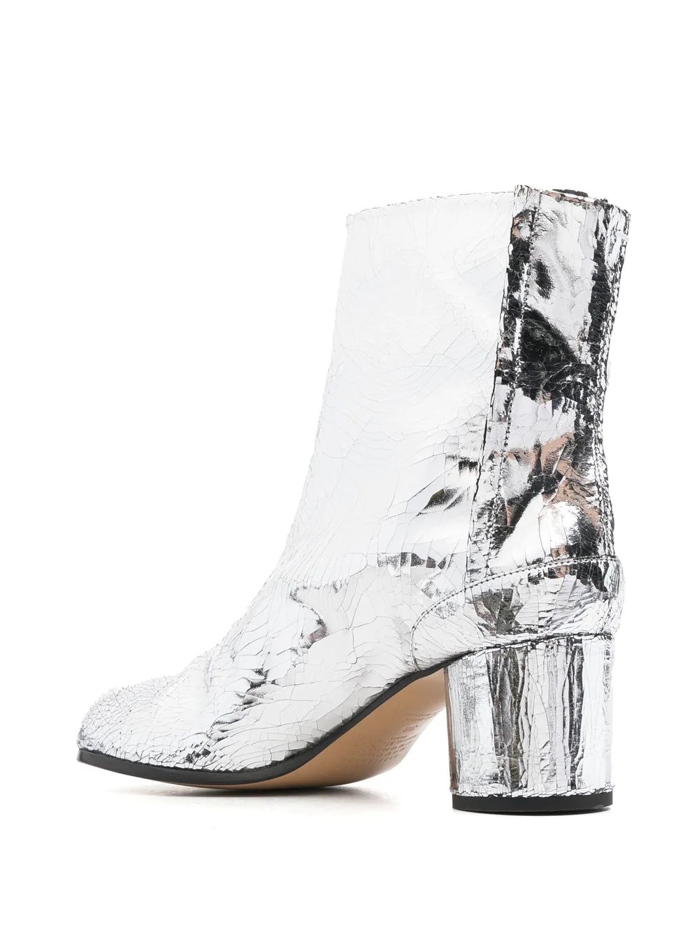 70mm metallic ankle boots - 3