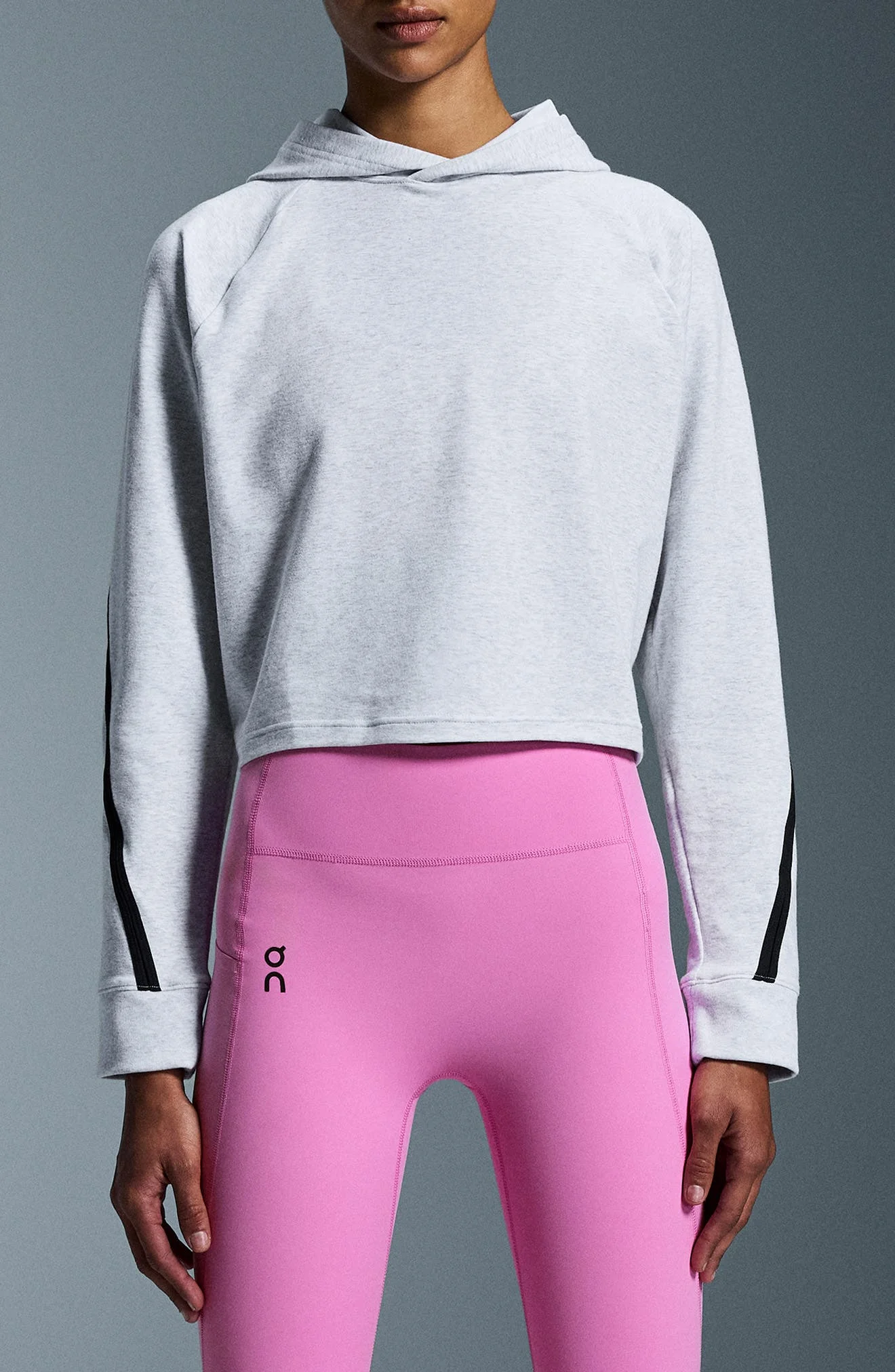 On Studio Crop Hoodie in Crater at Nordstrom - 1