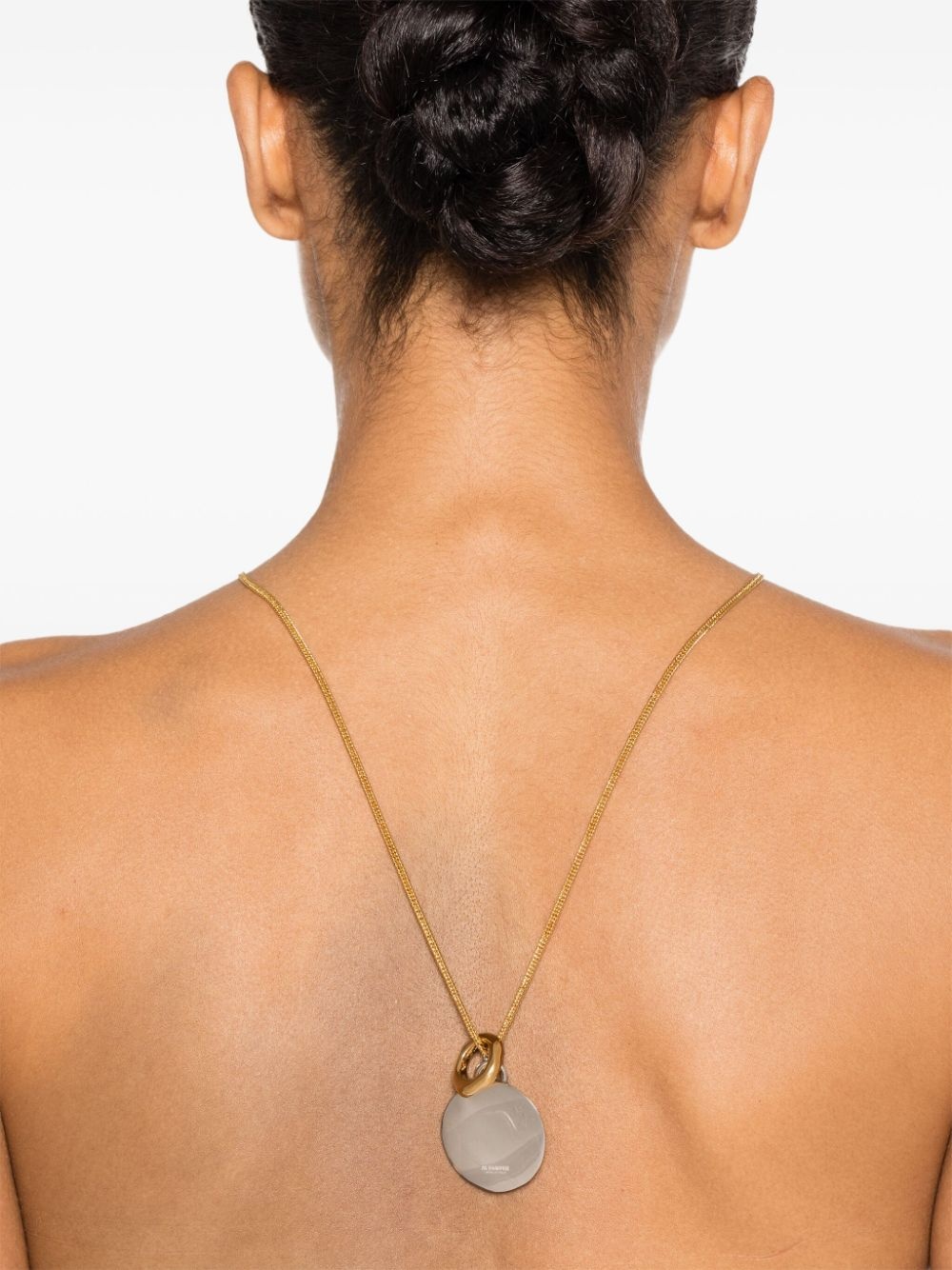 logo-pendant necklace - 2