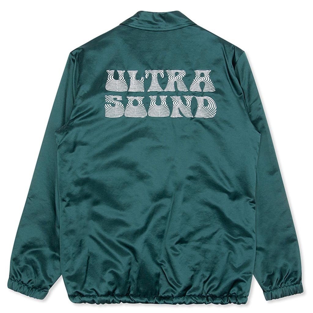 ULTRASOUND COACHES JACKET - FOREST GREEN - 2