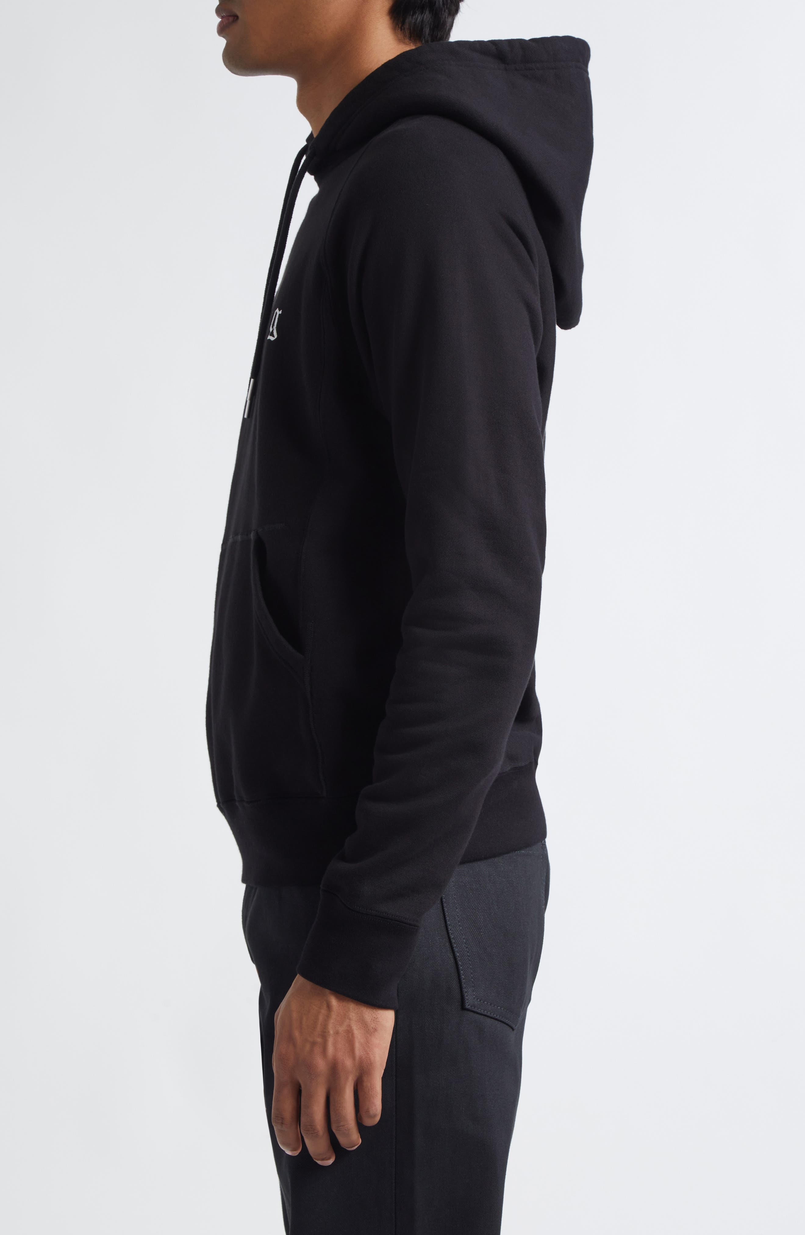 TAKAHIROMIYASHITA TheSoloist. Plainsong Graphic Hoodie in Black at Nordstrom - 3