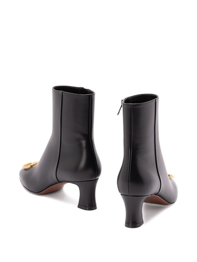 60mm logo-plaque leather boots 4