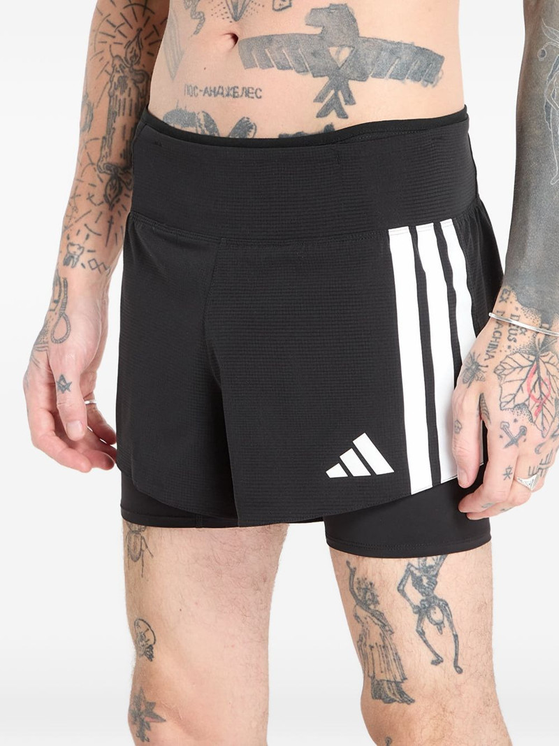 Adizero stripe-detail shorts 3