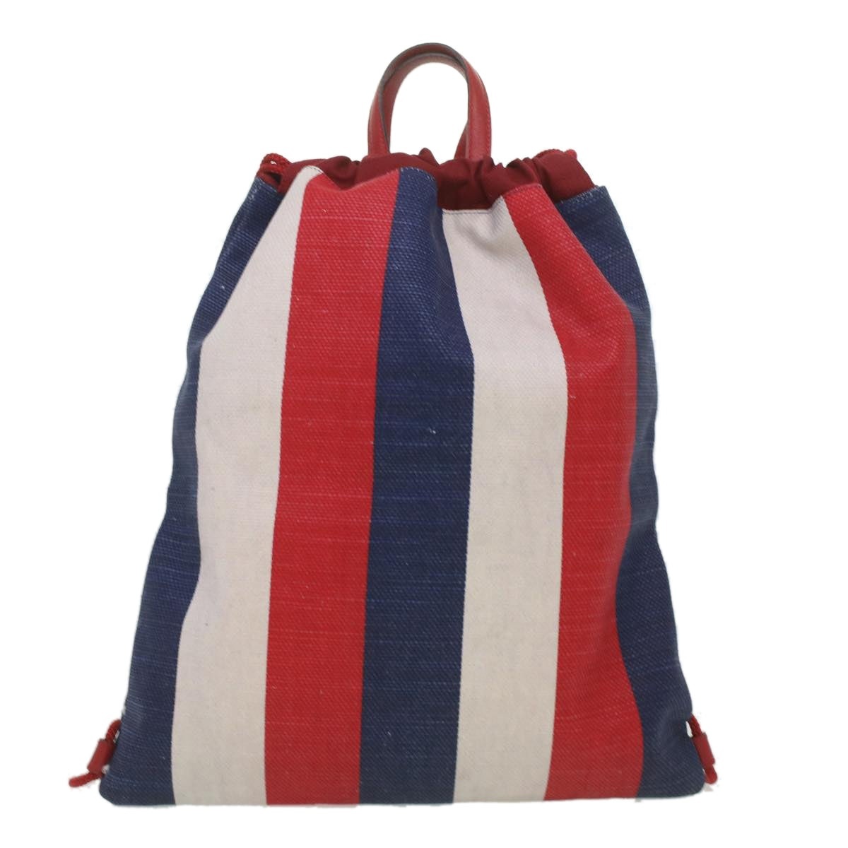 GUCCI Web Sherry Line Backpack Canvas Tricolor Red Blue Green - 2