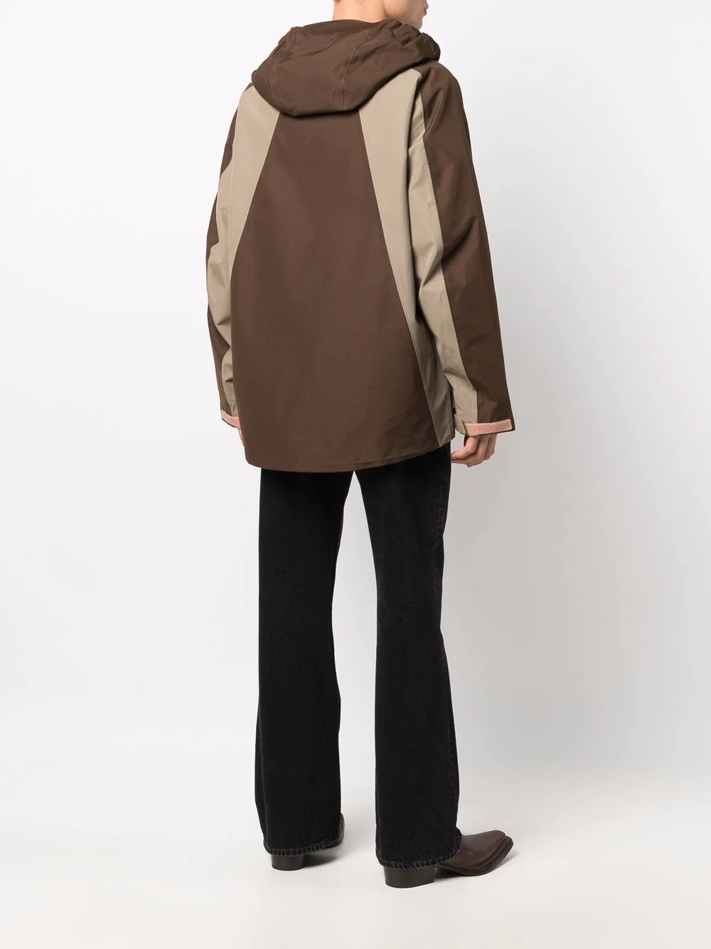 ~two-tone unlined parka jacket - 4