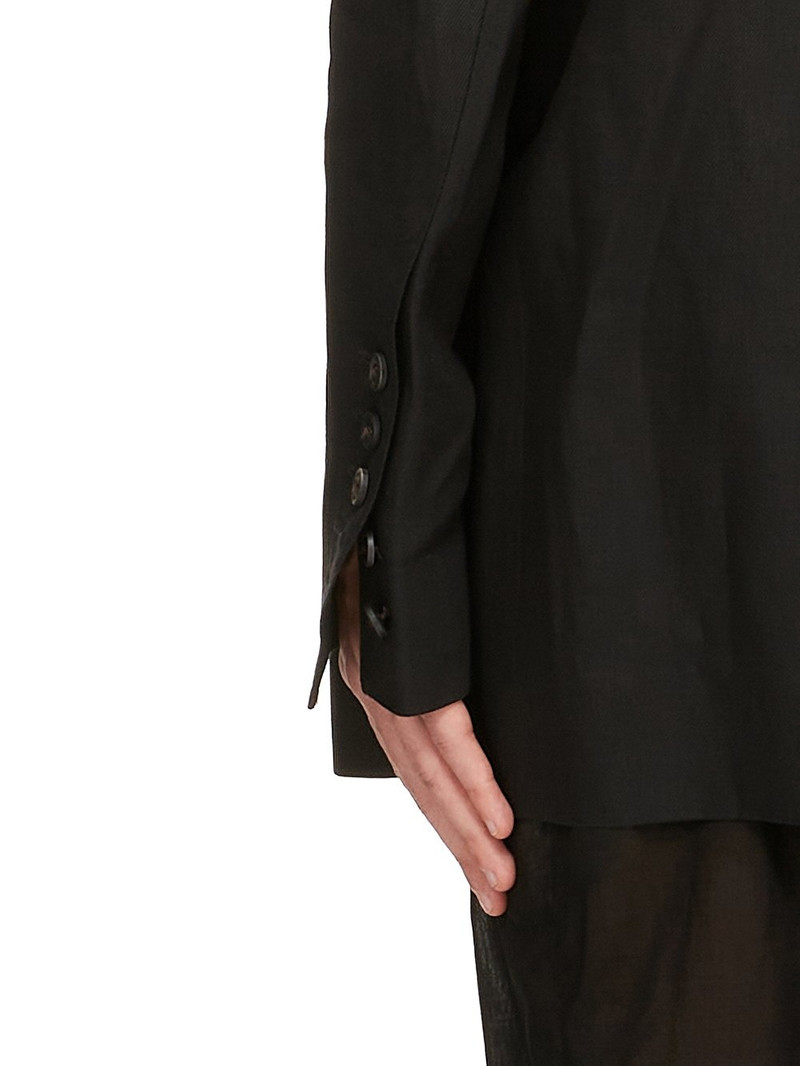 satin-finish blazer 7