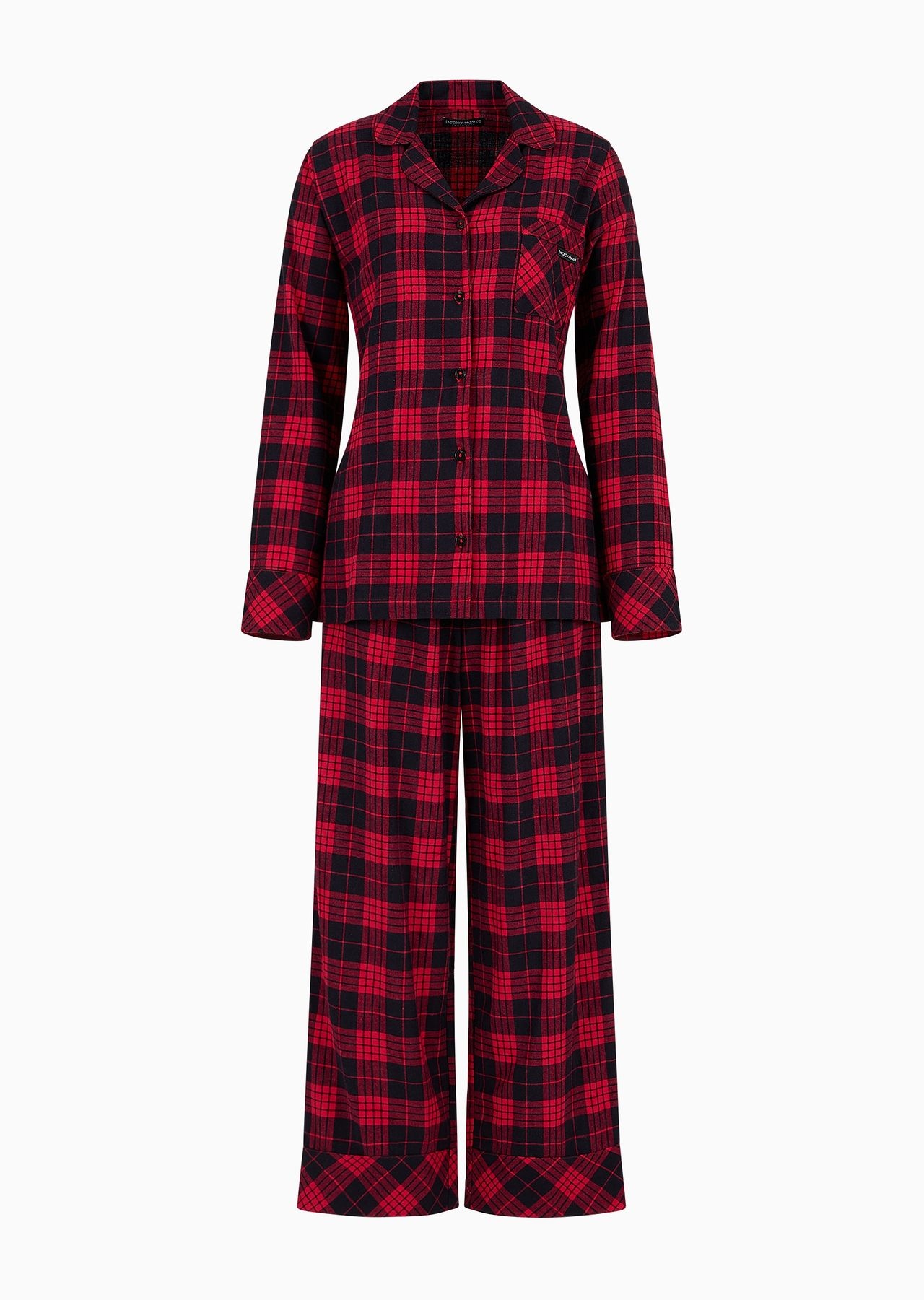 Holidays tartan flannel pyjamas - 1