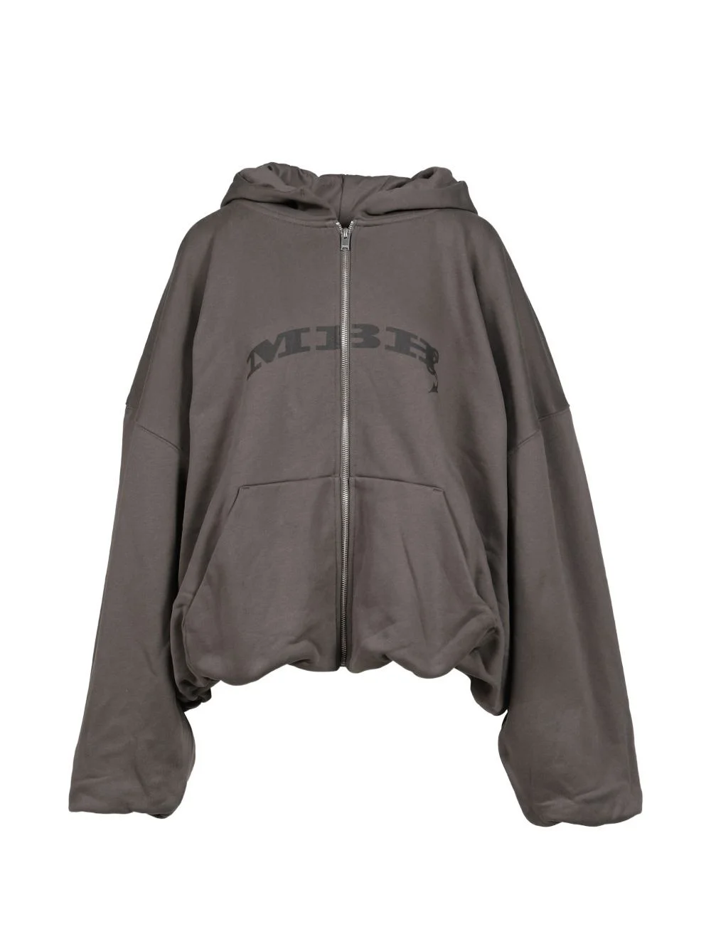 Inflated Mbh Devil zip-up hoodie - 1