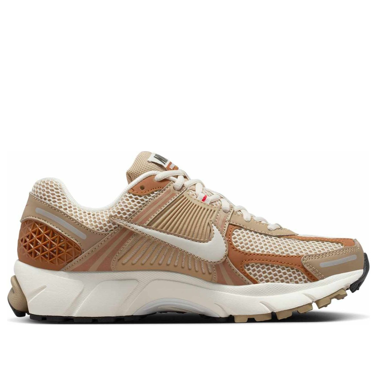 (WMNS) Nike Air Zoom Vomero 5 'Khaki Fire Red' HV0826-247 - 2
