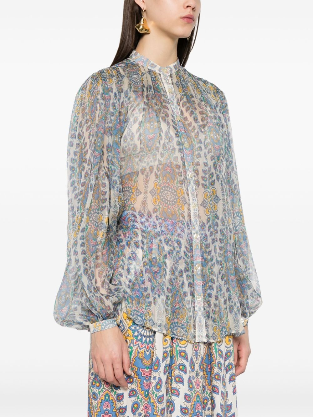 paisley blouse - 3
