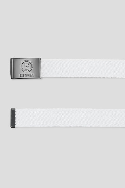 Gino Belt in White - 2