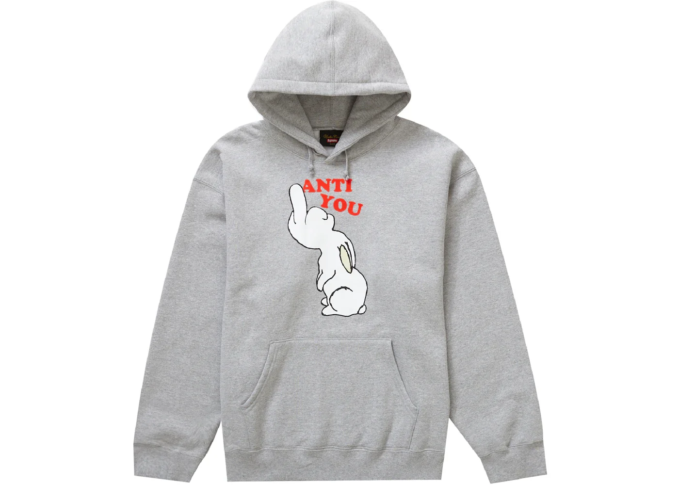 Supreme UNDERCOVER Anti You Hooded Sweatshirt Heather Grey - 1