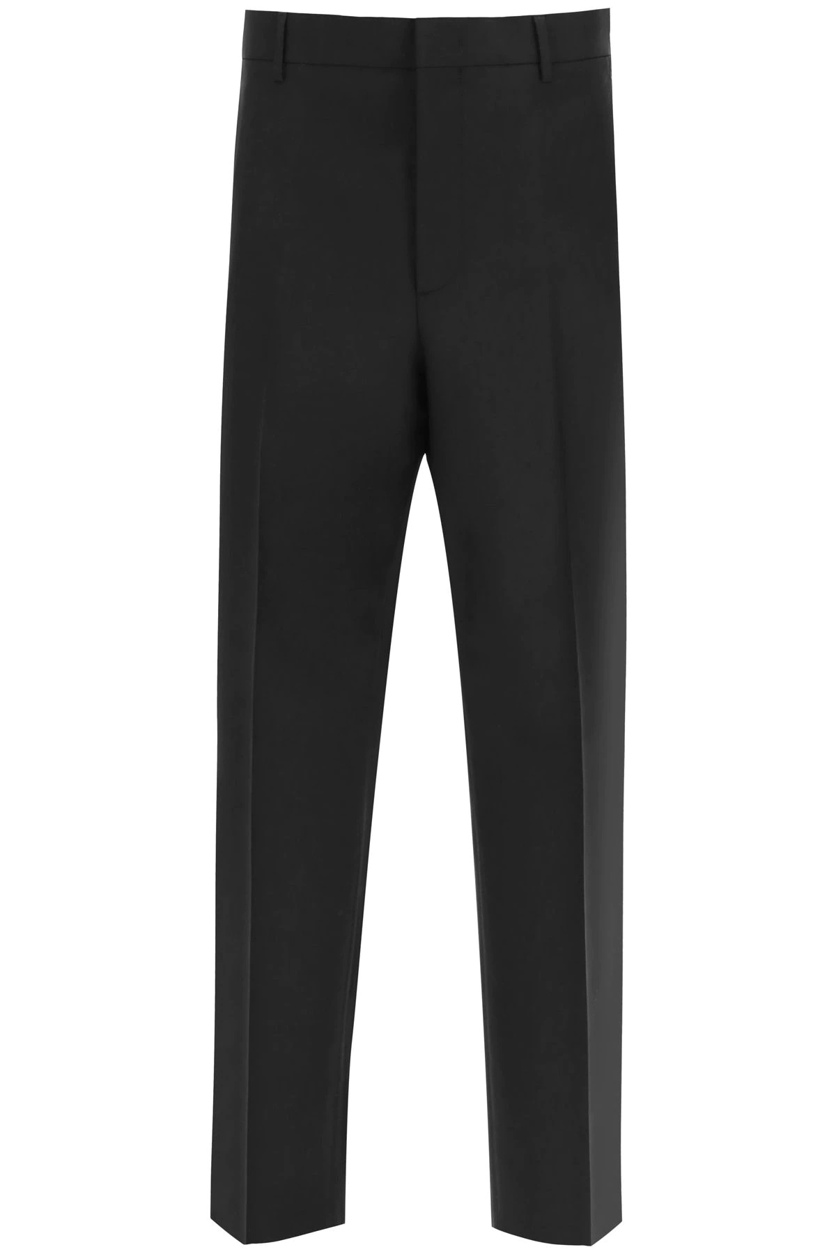 WOOL AND MOHAIR FORMAL TROUSERS - 1