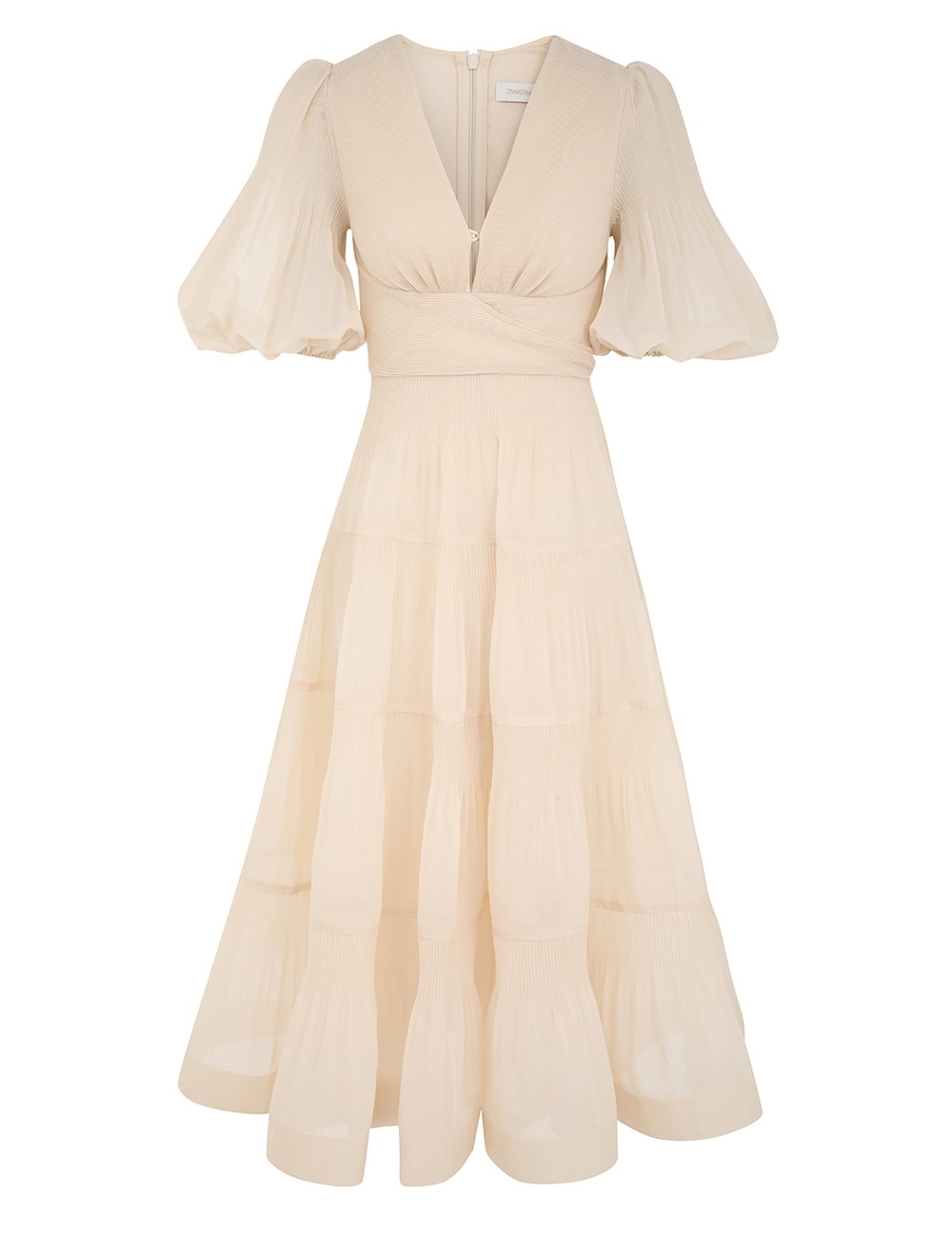 【Zimmermann】PLEATED MIDI DRESS 人気 プリーツ ミディドレス Zimmermann Pleated Midi Dress | David Jones