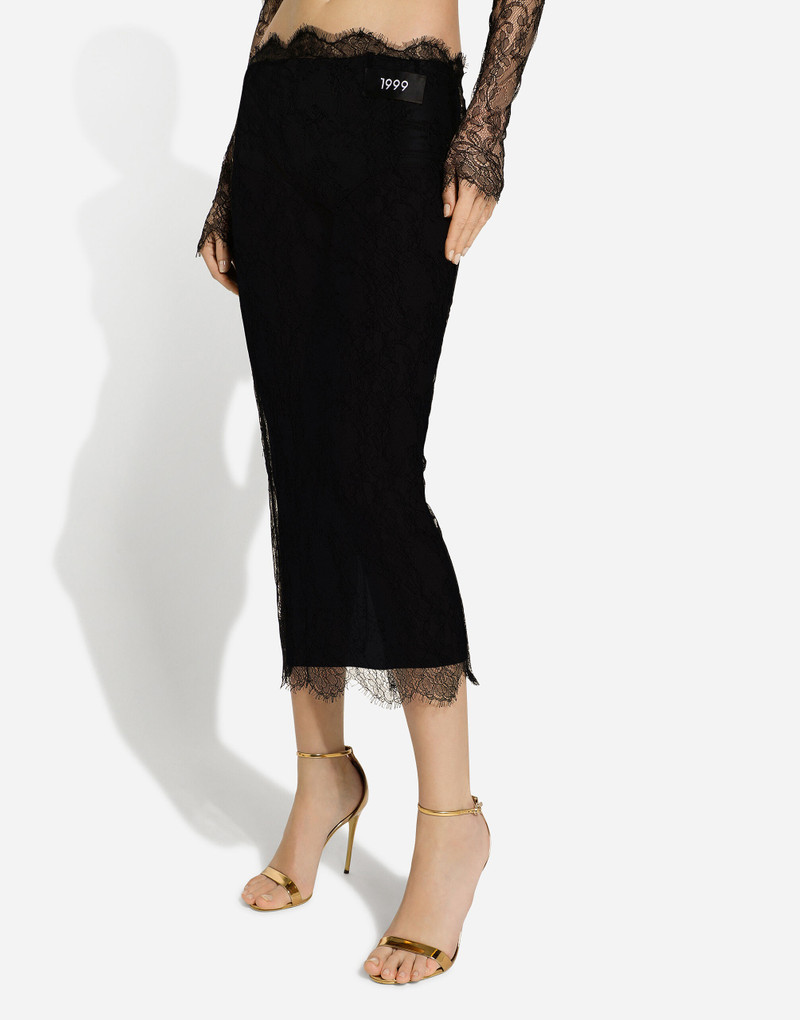 Chantilly lace midi skirt 5