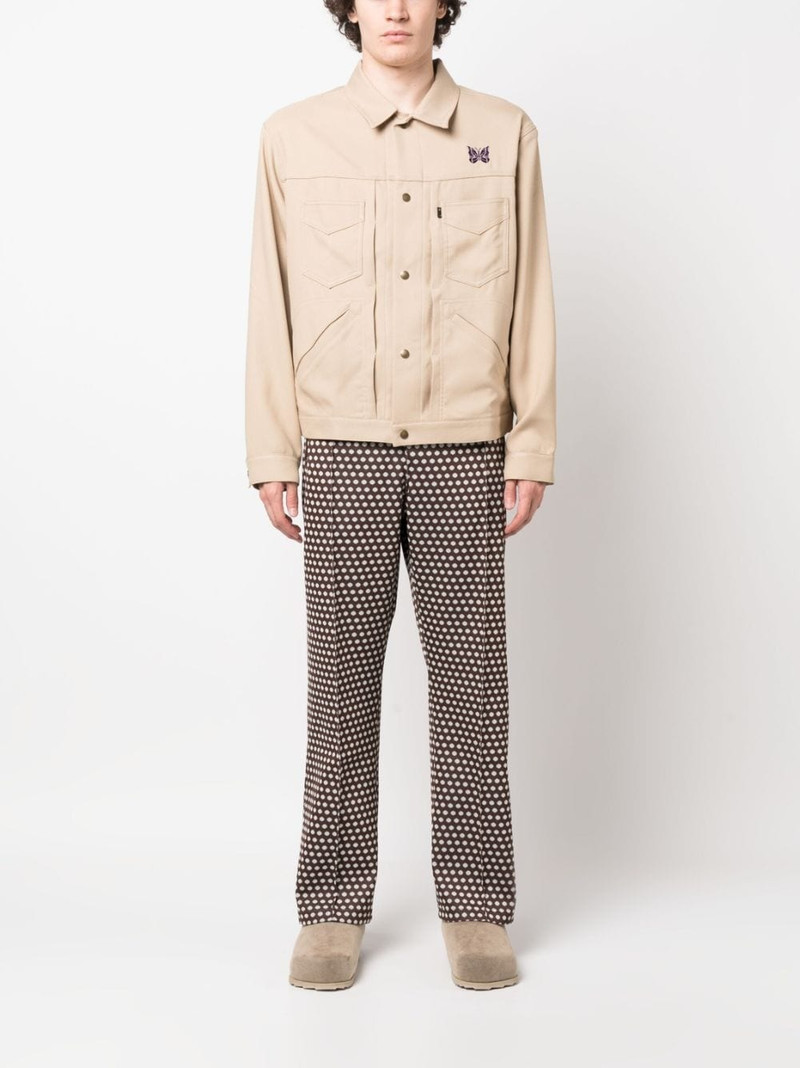 NEEDLES dot-print trousers outlook