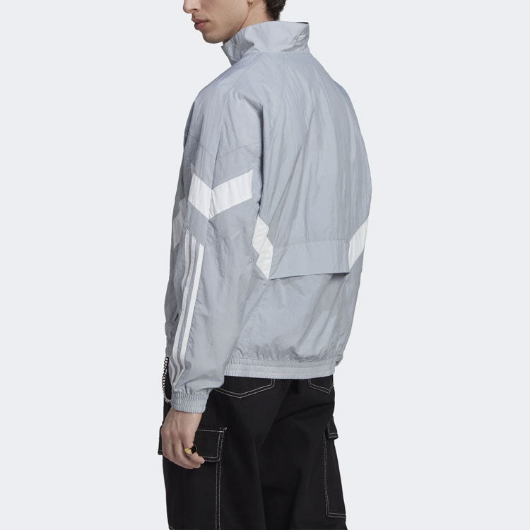 adidas Rekive Track Jacket 'Grey' HK7320 - 4