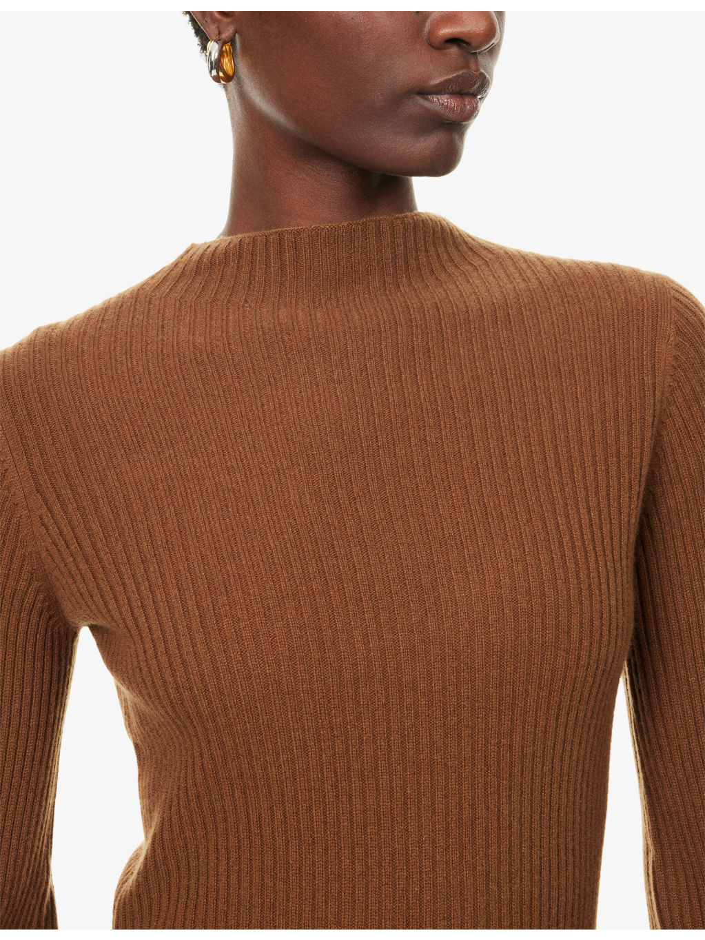 Utah Ribbed Cashmere Knitted Top - 6