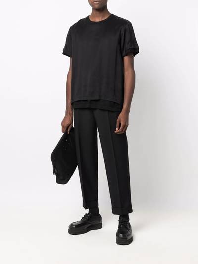 Comme des Garçons Homme Plus layered T-shirt outlook