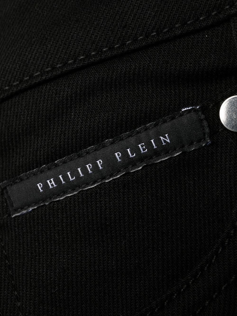 logo-patch slim-fit jeans - 7