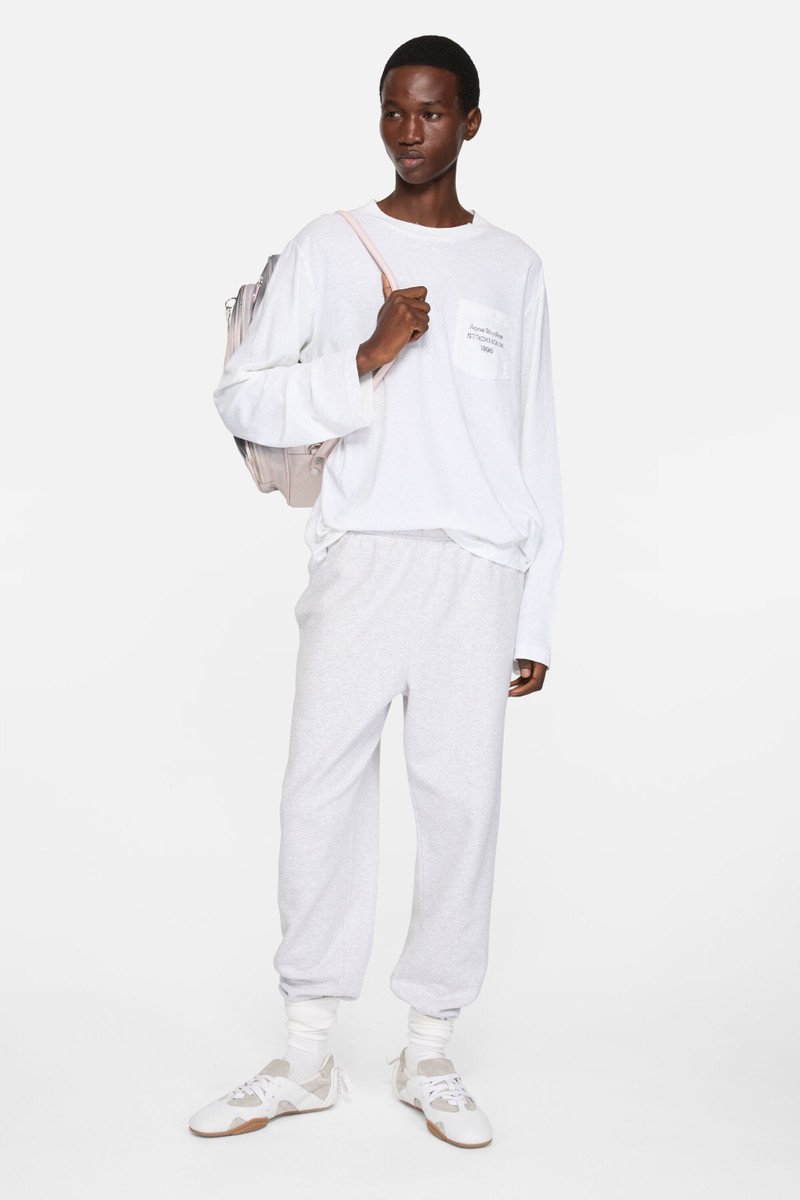 Acne Studios Logo t-shirt - Relaxed fit - Off white outlook