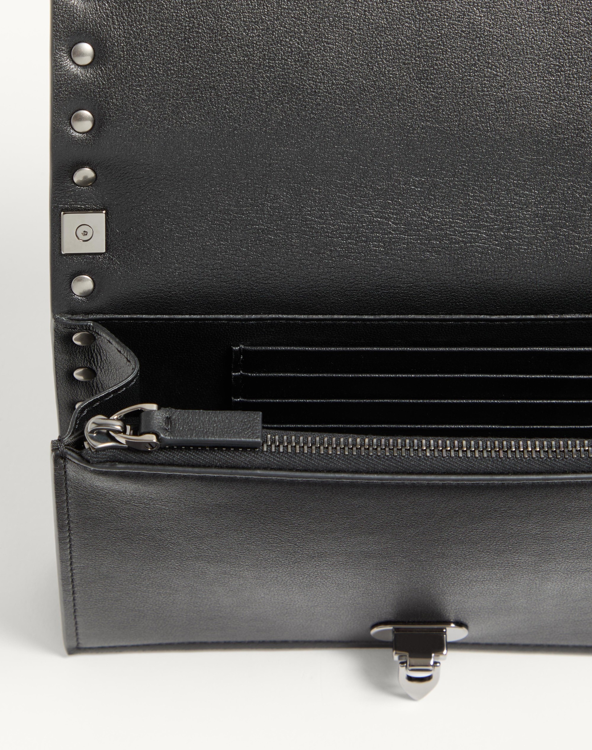 MINI ROCKSTUD CHAIN BAG IN CALFSKIN - 4