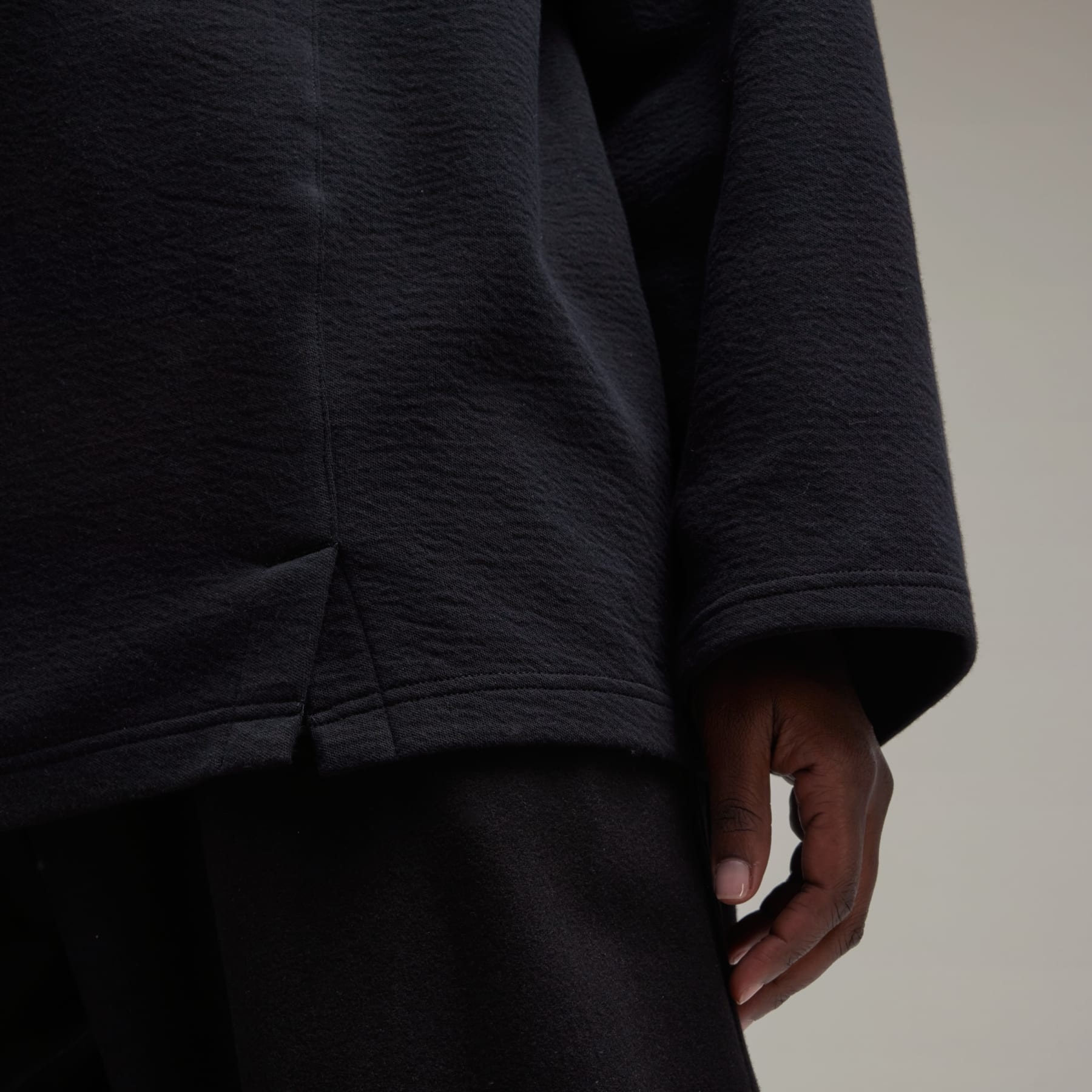 Y-3 Natural Spacer Loose Long Sleeve Tee - 6