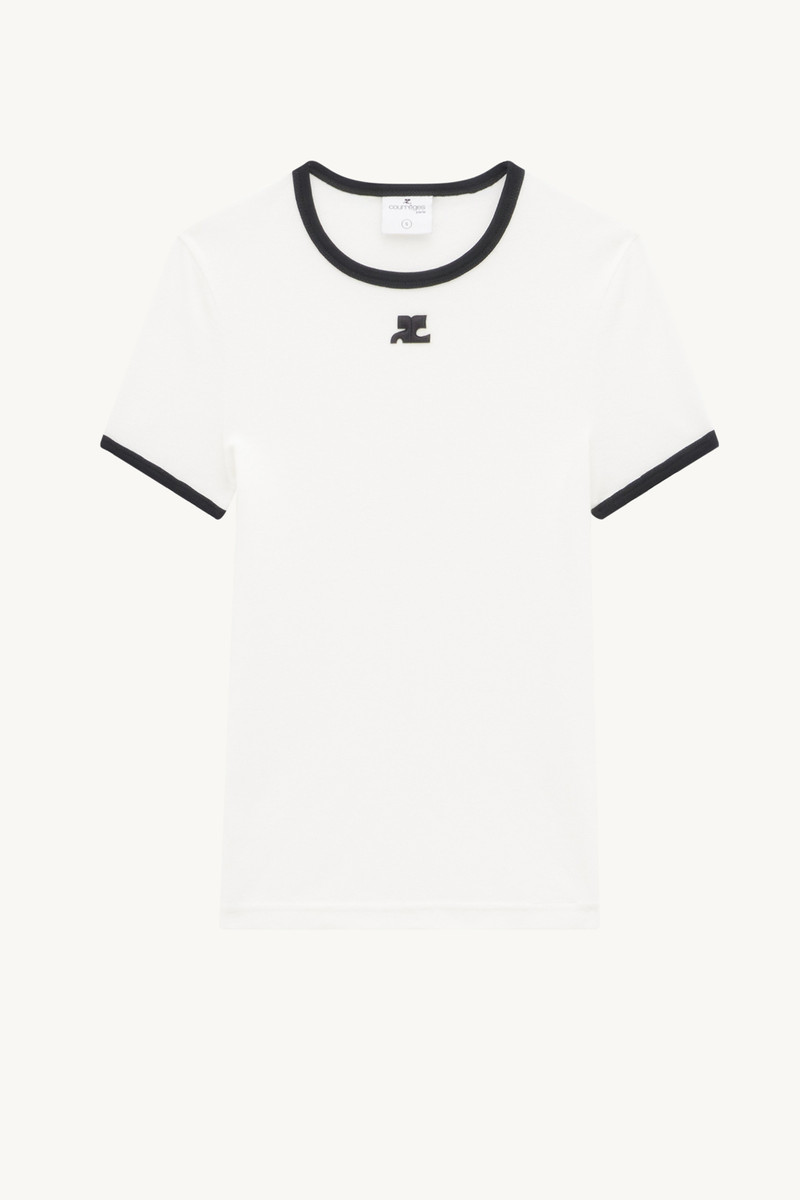 T-SHIRT BUMPY CONTRAST REEDITION - 1
