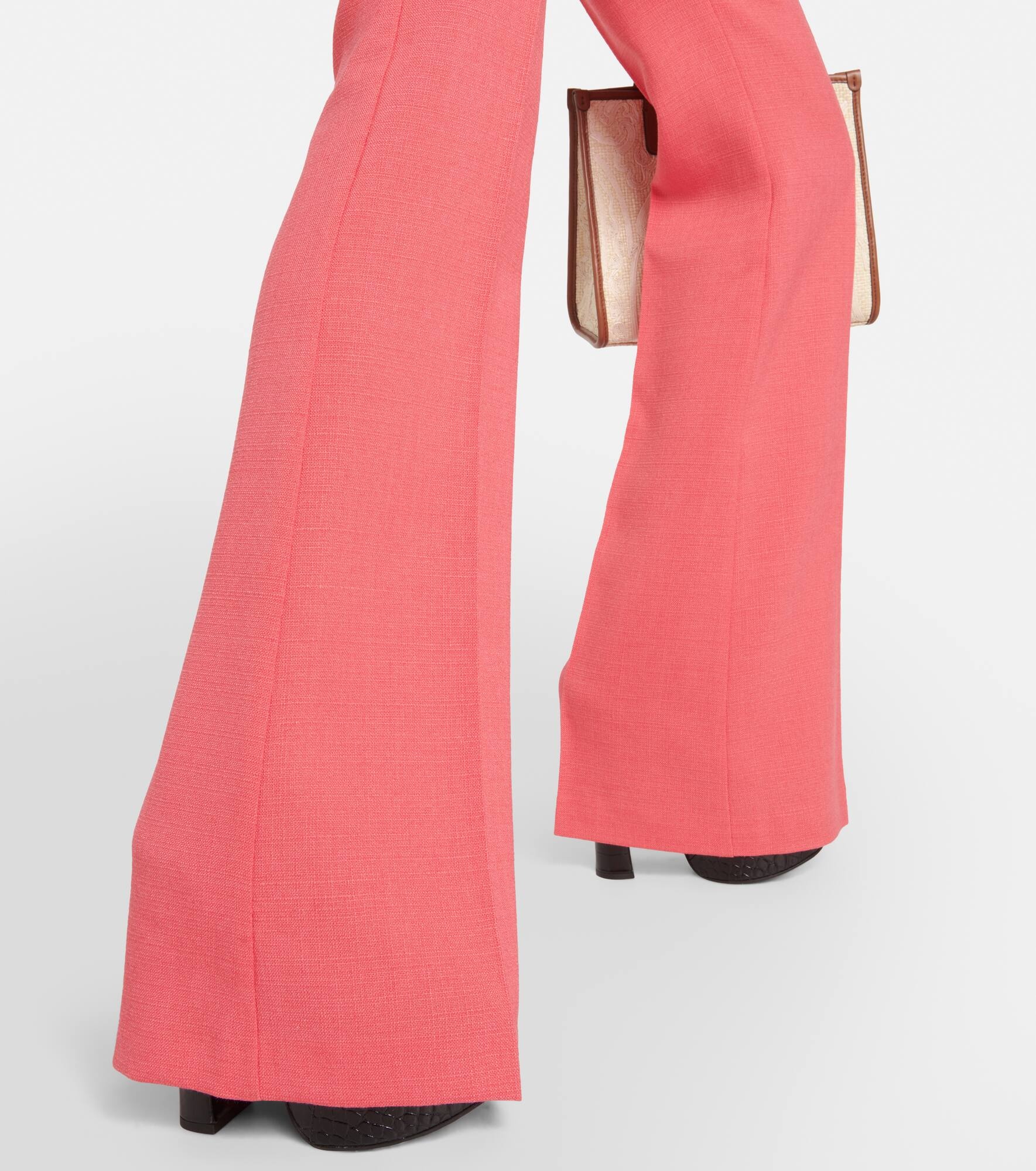 High-rise flared pants - 5