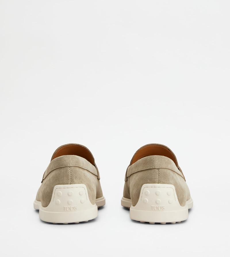 LOAFERS IN SUEDE - NATURAL 3