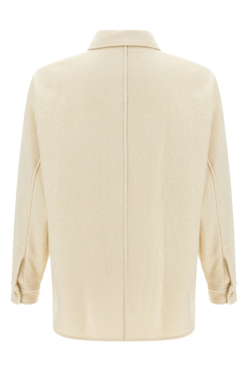 AURALEE Overshirt tweed Homesupn outlook