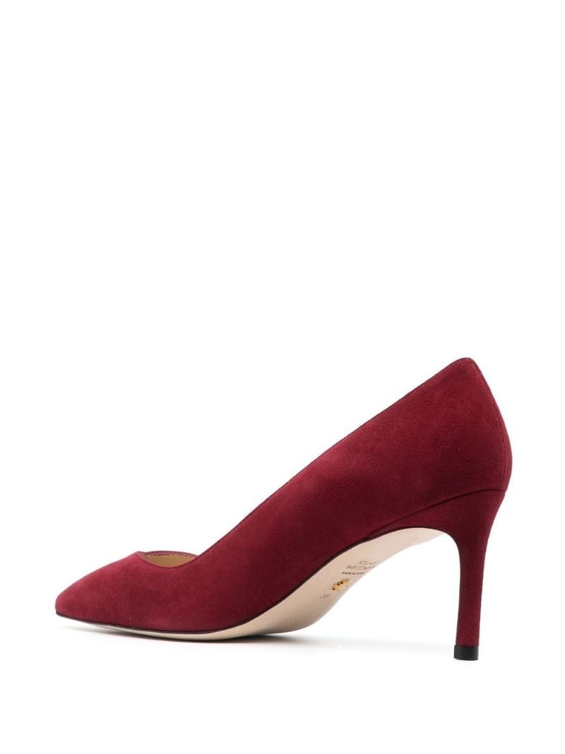 pointed 80mm suede pumps - 5