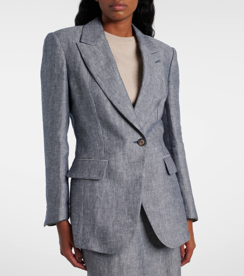 Hemp와 린넨 blazer 6