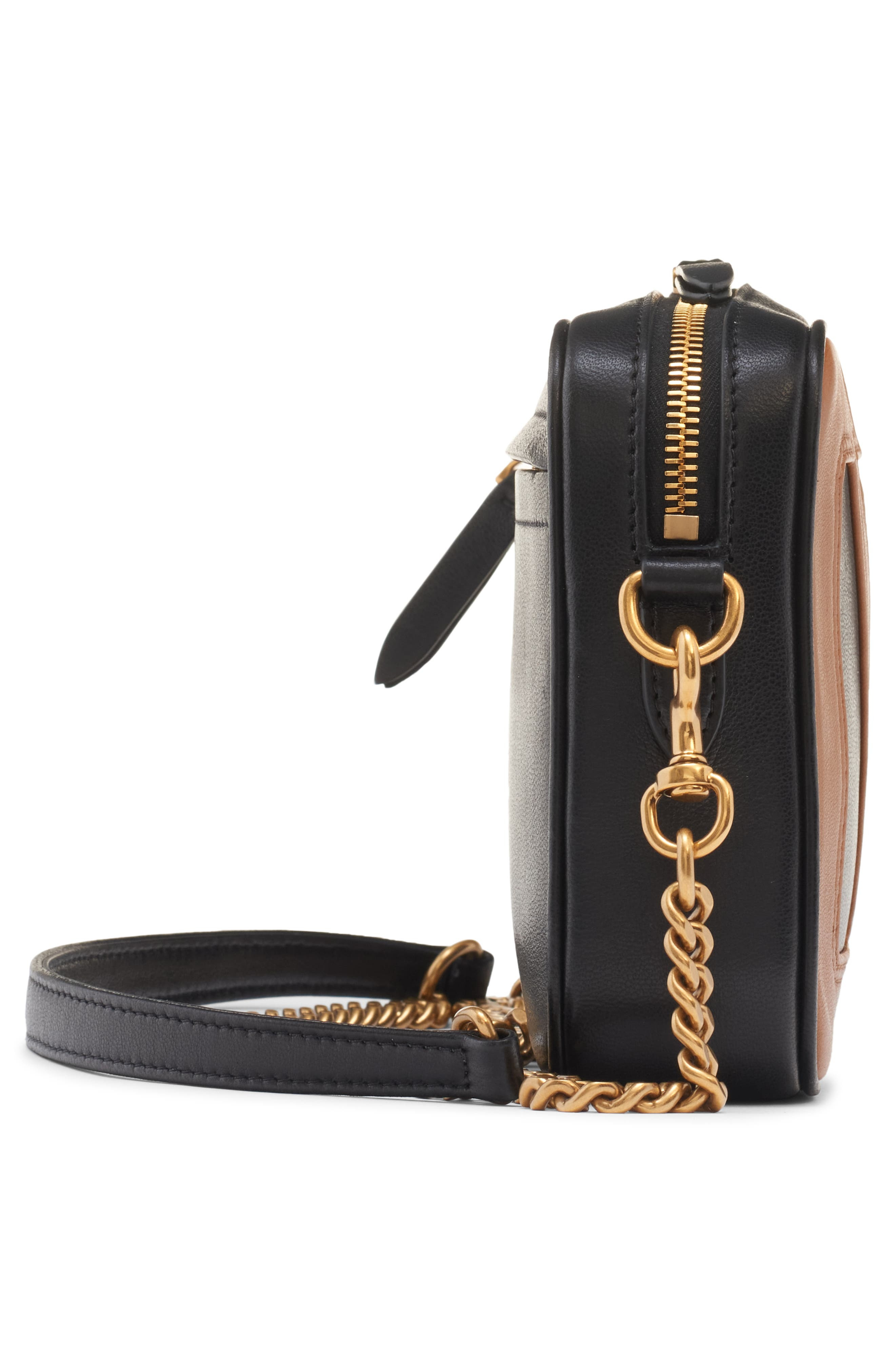Valentino Garavani Viva Superstar Lambskin Leather Crossbody Bag in Nero/Spice at Nordstrom - 6