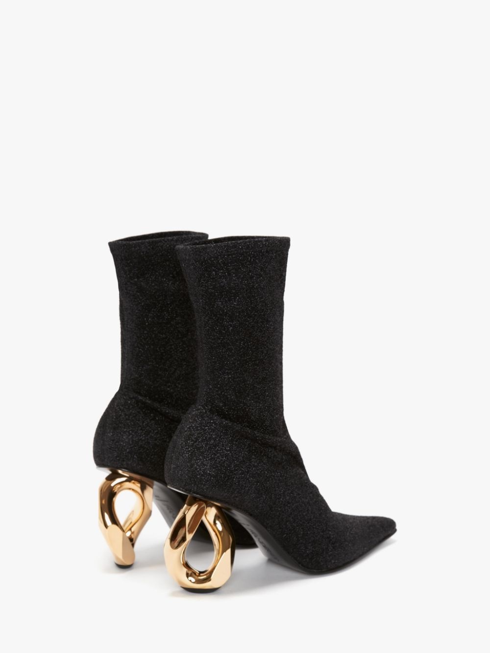 Chain Heel sock boots - 3