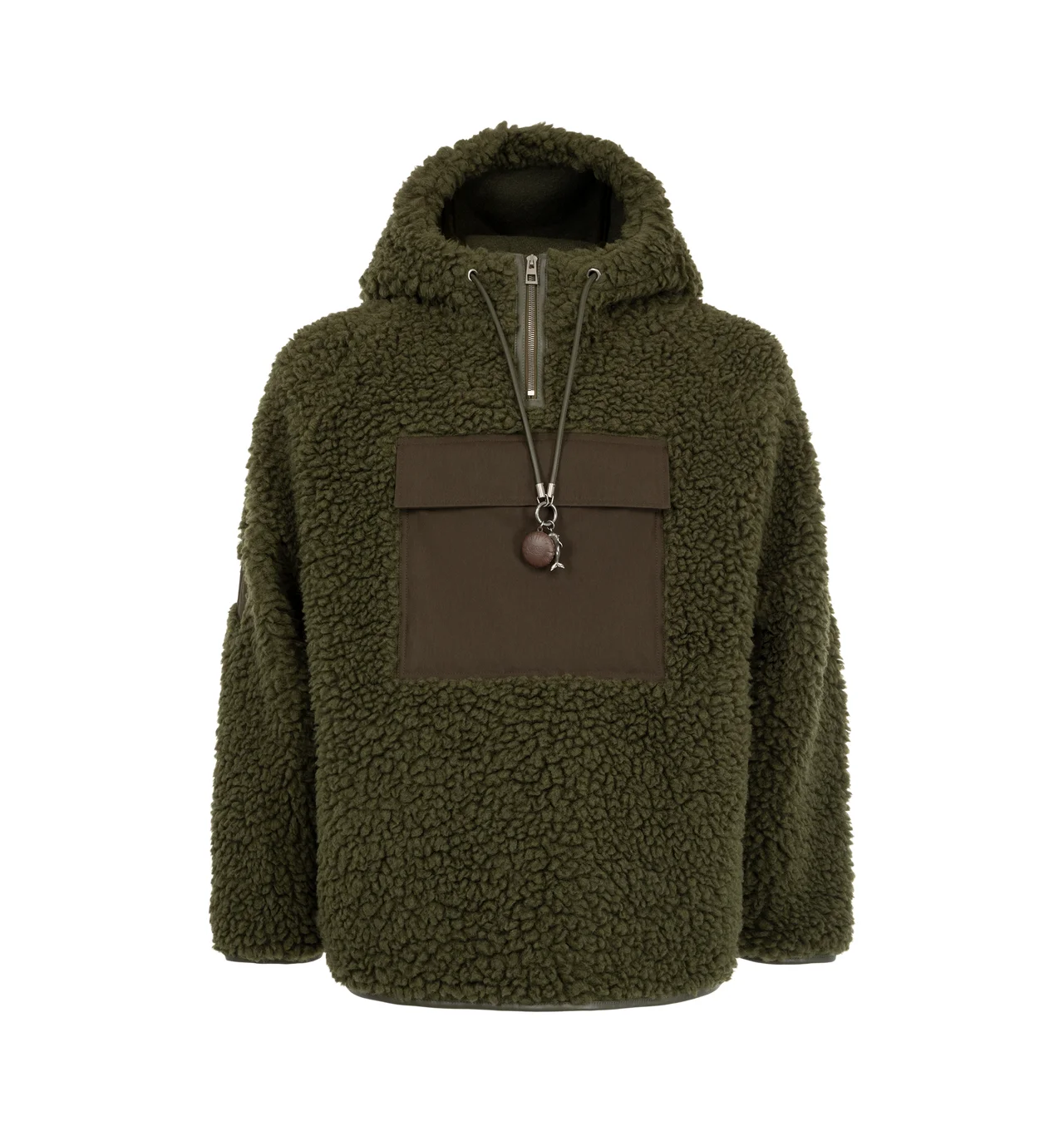 Sherpa Pull-Over Anorak Jacket - 1