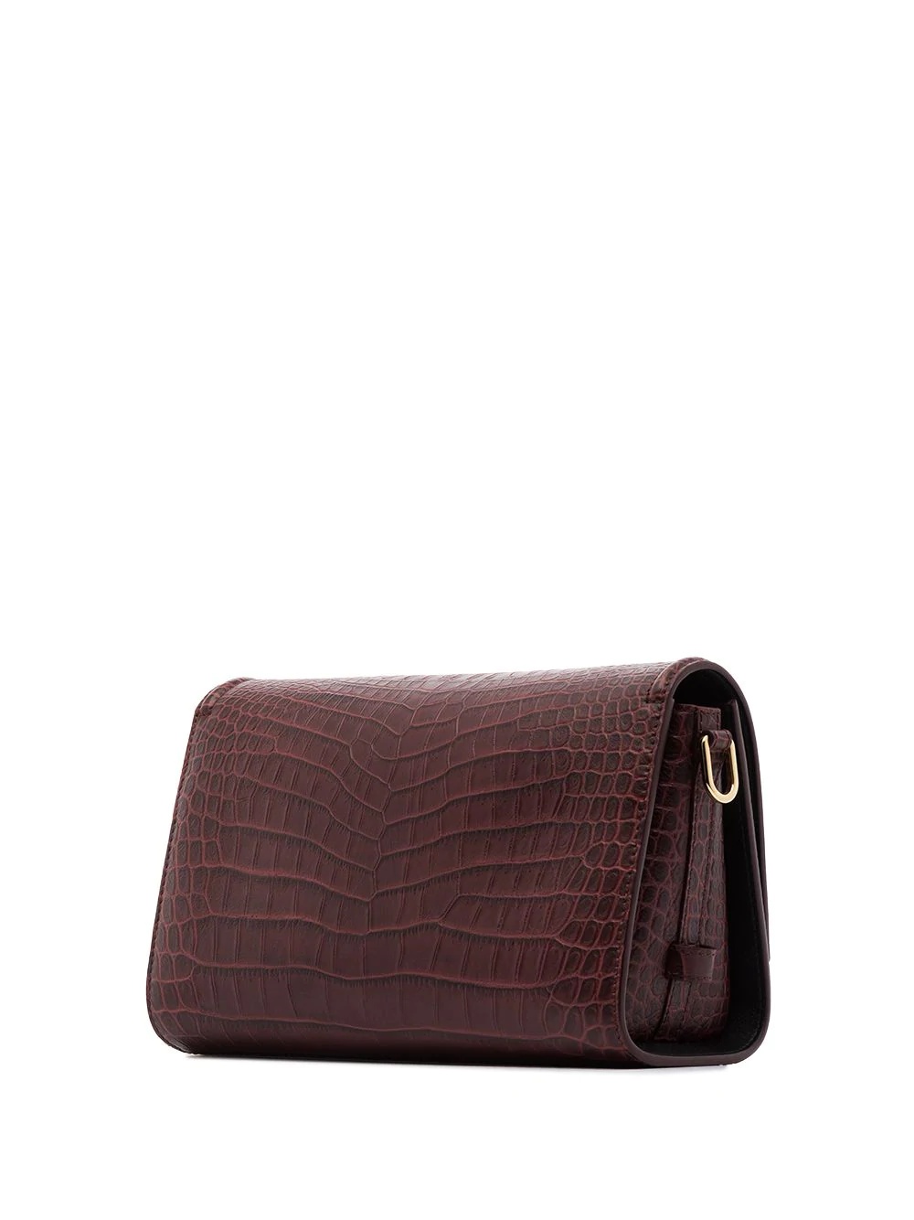 Story croc-effect leather shoulder bag - 3