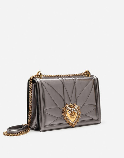 Dolce & Gabbana Large Devotion bag in quilted mordore nappa outlook